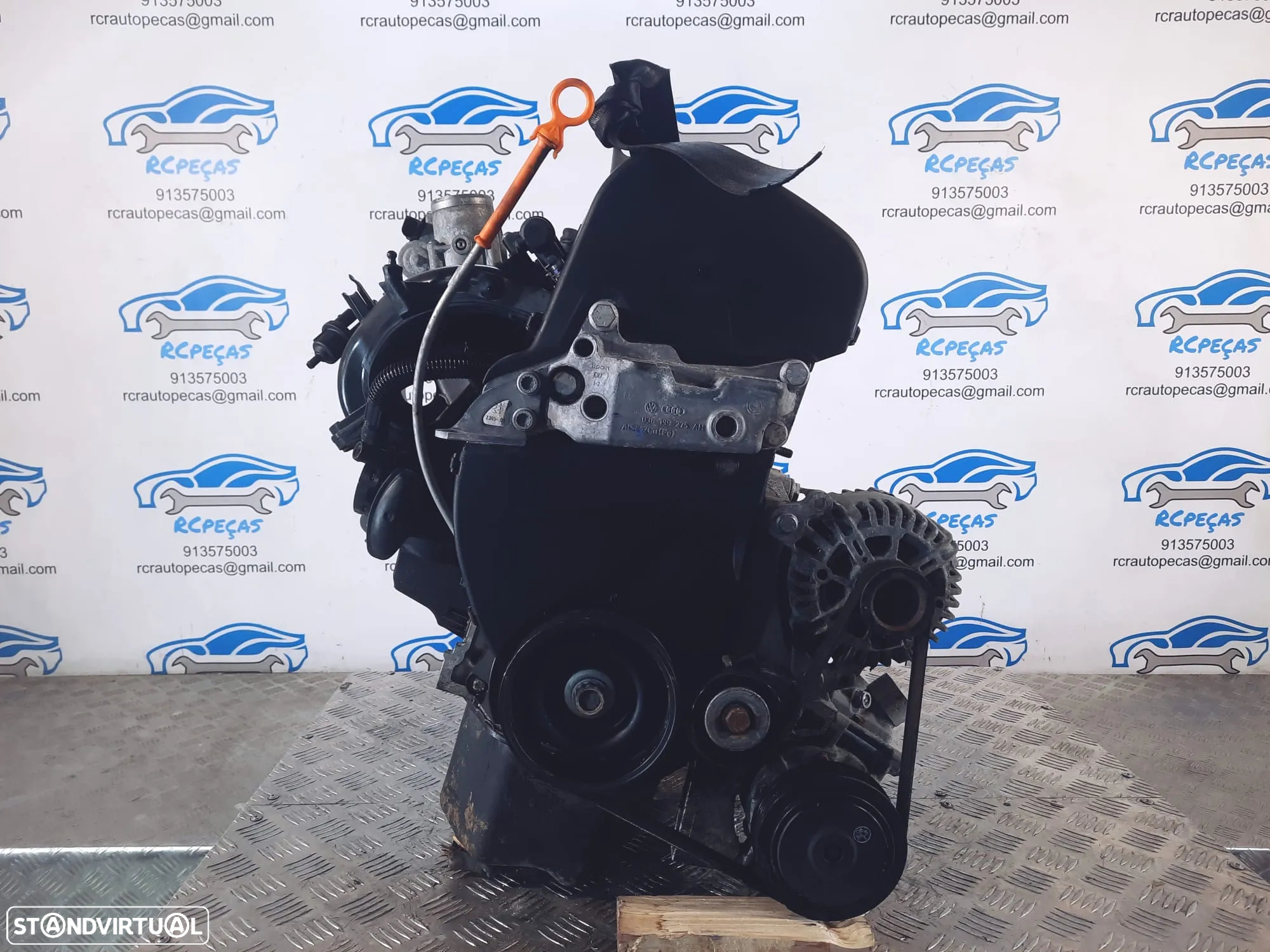 MOTOR COMPLETO 1.4i 16V 85CV CGG CGGB VW VOLKSWAGEN POLO V 5 MK5 GOLF VI 6 MK6 SEAT IBIZA 6J LEON 1P - 4