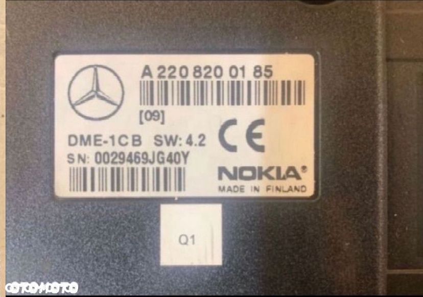A2208200185 Moduł Sterownik DME-1CB mercedes s w220 - 3