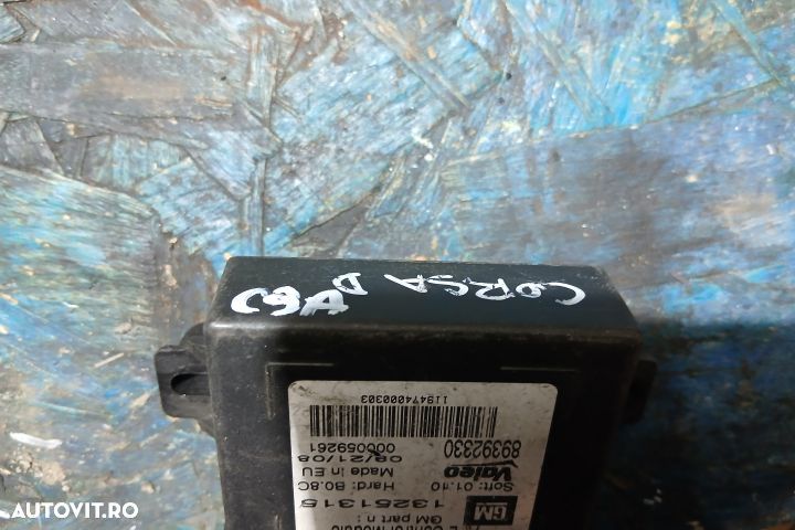 Modul lumini 13251315 89392330 13251315 89392330 Opel Corsa D [2006 - - 2