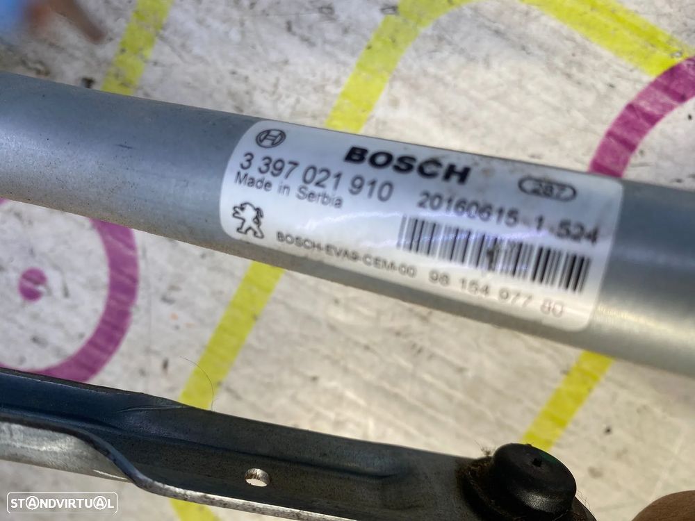 Limpa Vidros PEUGEOT 2008 Ref. - 9815497780 - NO. 340043 - 2
