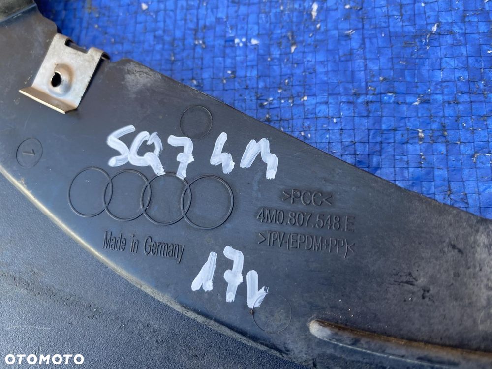 AUDI SQ7 4M 4M0807547E PRAWE NADKOLE SPOILER ZDERZAKA PRZÓD ORYGINAŁ - 3