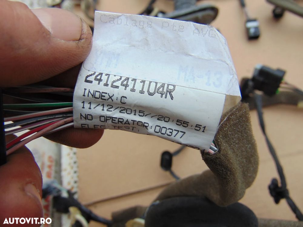 Cablaj usa Renault Espace 5 an 2015-2023 instalatie electrica usa fata spate stanga dreapta - 6