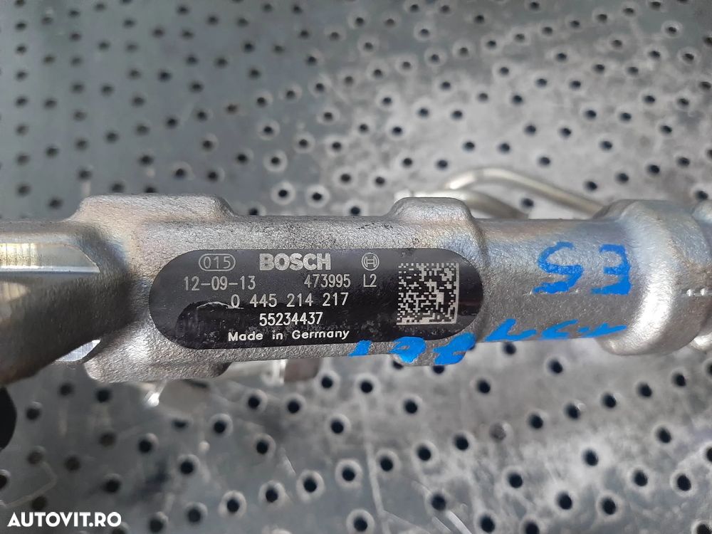 Rampa injectoare 1.3 d multijet fiat punto idea fiorino 500 lancia musa ypsilon 0445214217 - 2