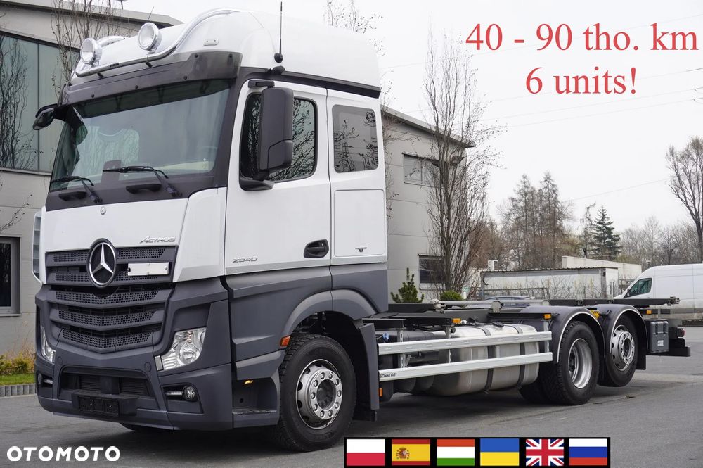 Mercedes-Benz Actros 2540 6x2 / 40 tys. km! / Kabina 5 siedzeń! / BDF / 6 sztuk - 1