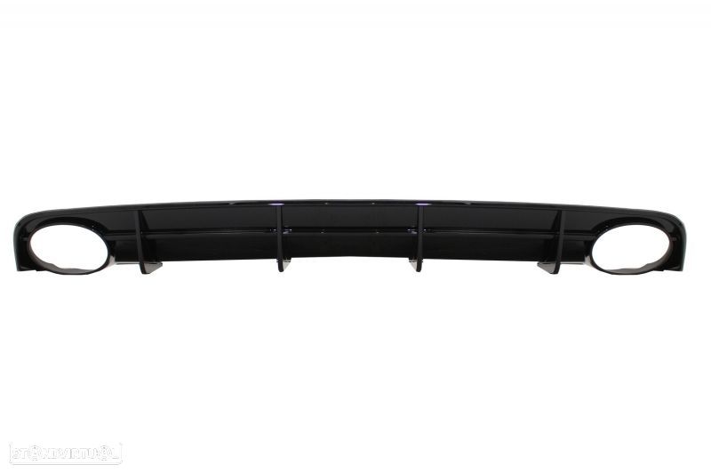 Difusor com Ponteiras Audi A6 4G C7 (2015 a 2018) Look RS6 - 3