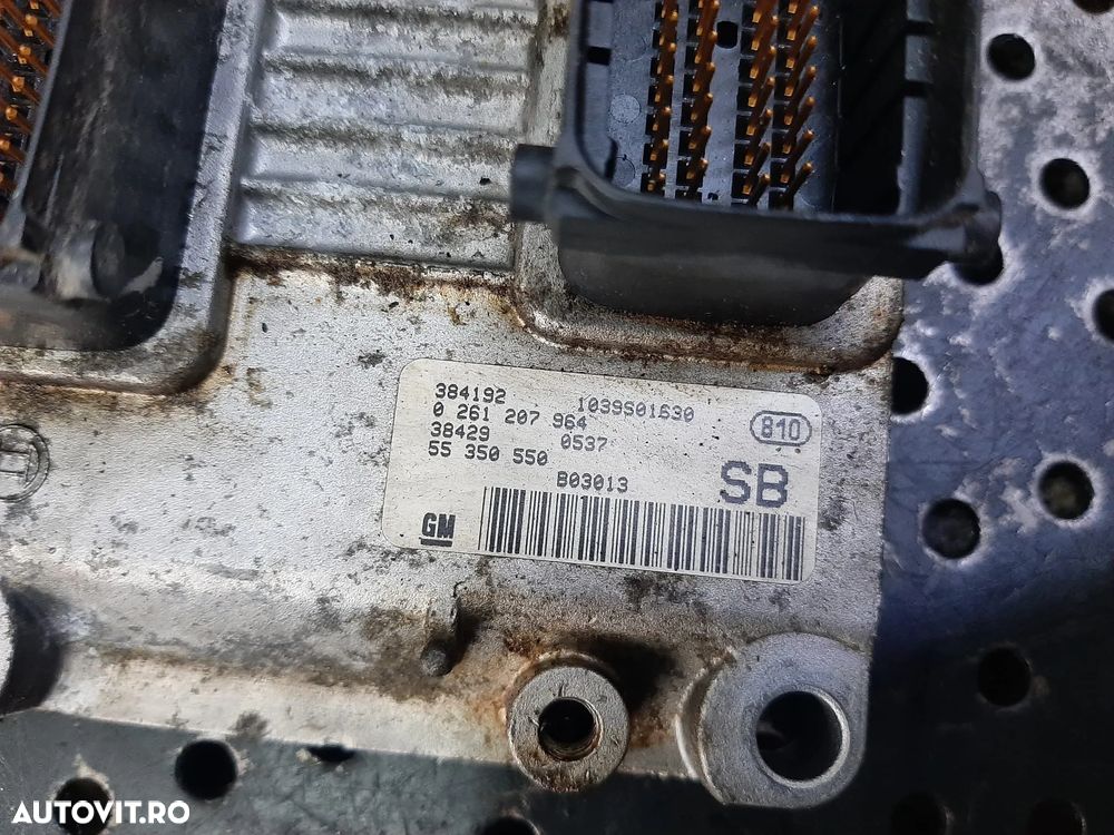 ecu calculator motor 1.2 b z12xe opel agila a 0261207964  55350550 - 3