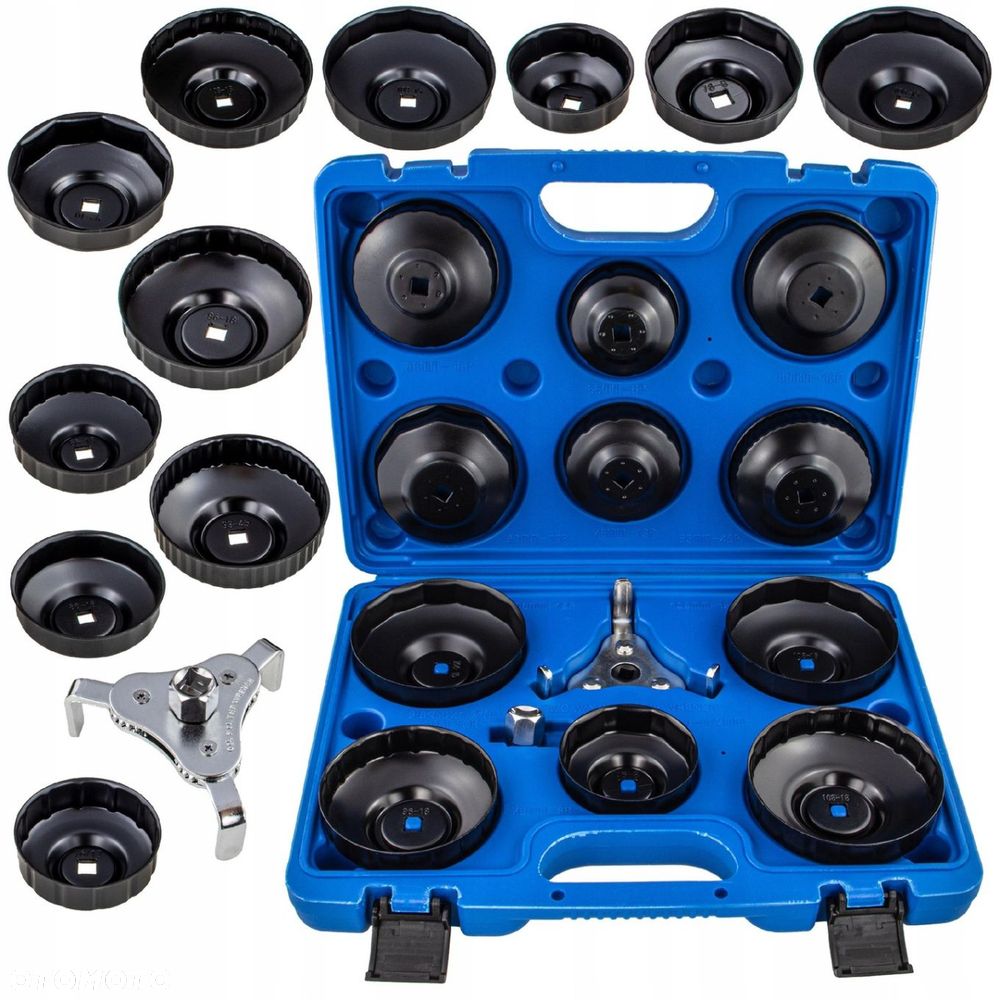 KLUCZE NASADOWE DO FILTRÓW OLEJU NASADKI ZESTAW 13 KLUCZ PAZURKOWY 63MM-102 - 1
