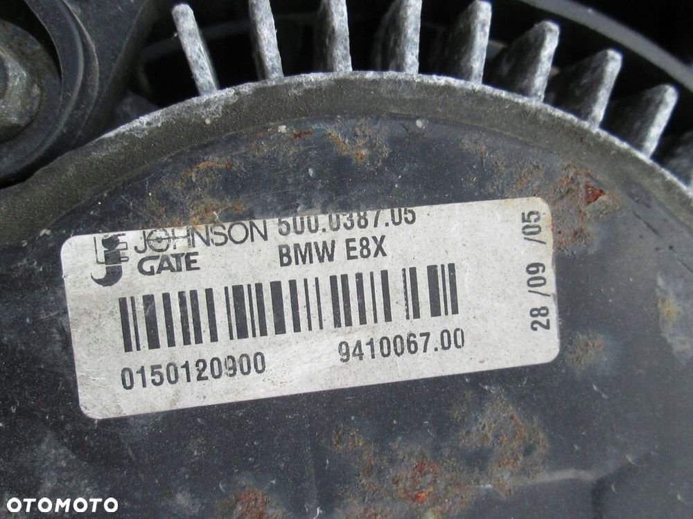 BMW E90 320D E87 118D WENTYLATOR CHŁODNICY WODY - 3