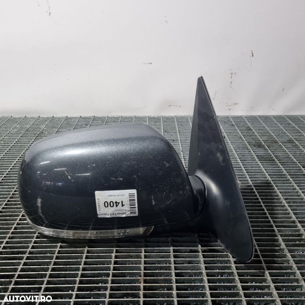 Oglinda dreapta Hyundai Santa Fe 2 Facelift 2009 - 2012 4 Usi Stone Grey S6g (1400) Cu ... - 1