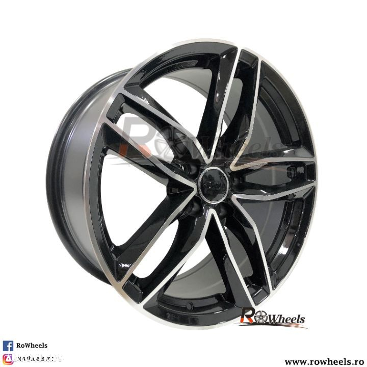 Jante AUDI 20 R20 Model S-Line A4 A5 A6 A7 A8 Q3 Q5 Q8 Black Polish - 4