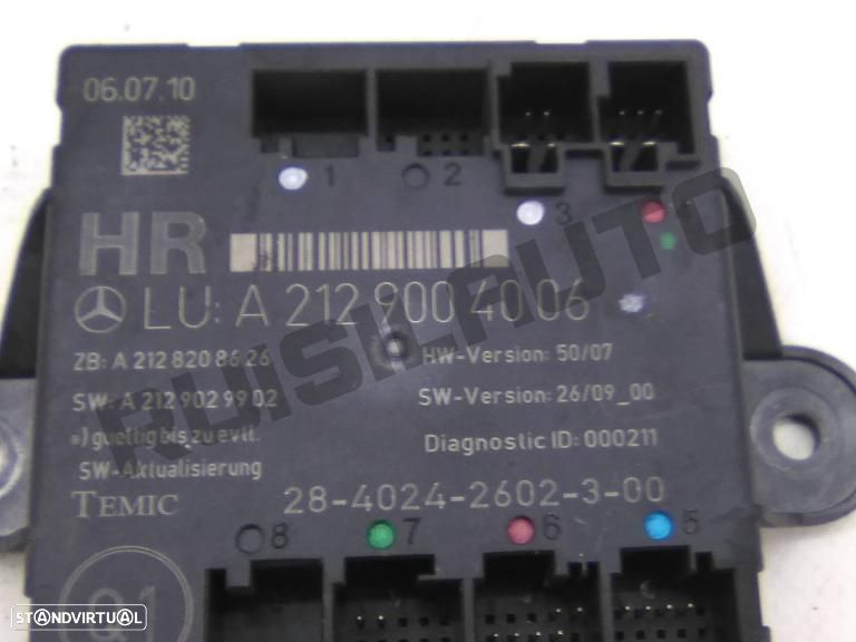 Módulo Confort Trás Direito A21290_04006 Mercedes C S204 Statio - 3