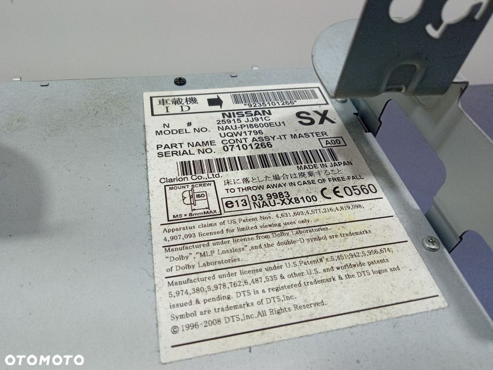 INFINITI FX II QX70 RADIO NAWIGACJA 25915JJ91C - 6