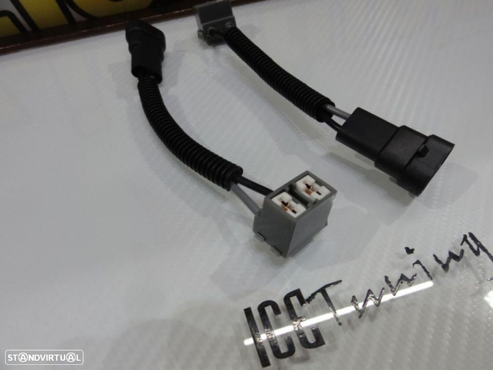 Ficha de conversao / adaptadora para lampadas de led BMW E46 9006-H7 - 3