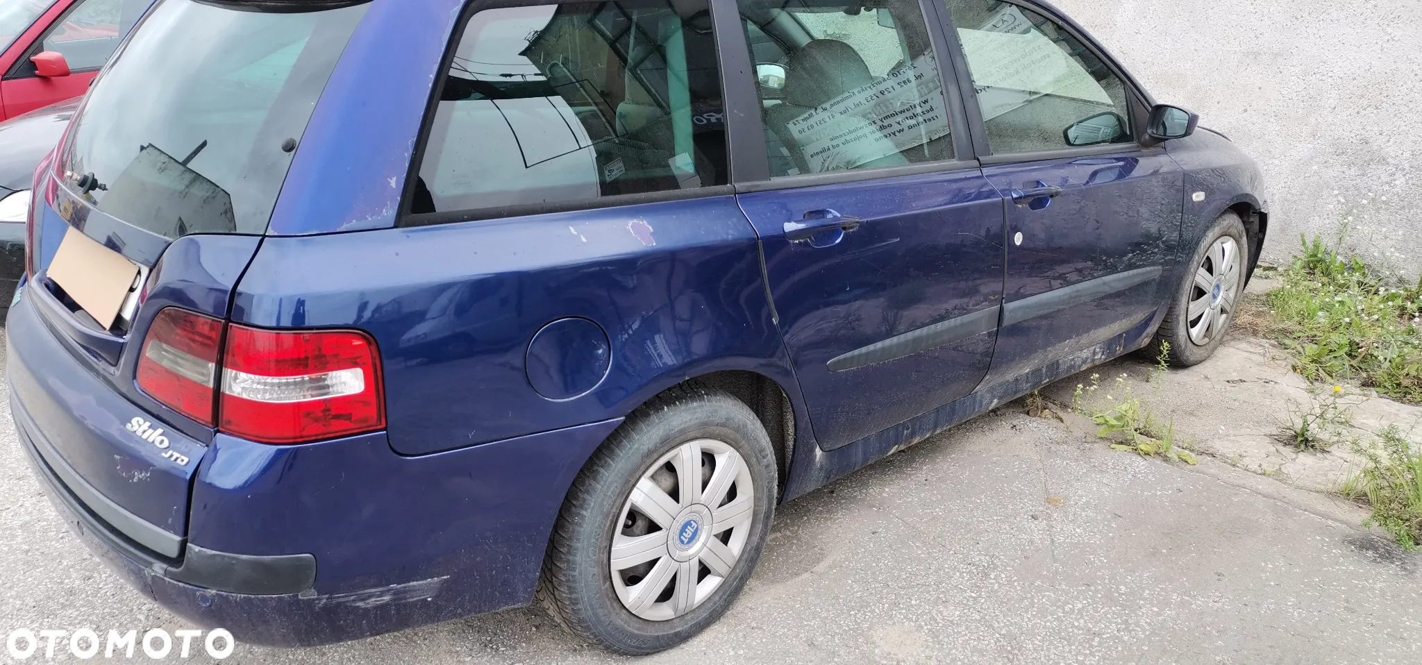 FIAT STILO KOMBI 1.9 JTD - maska zderzak lampy zawieszenie blotniki silnik skrzynia - 2