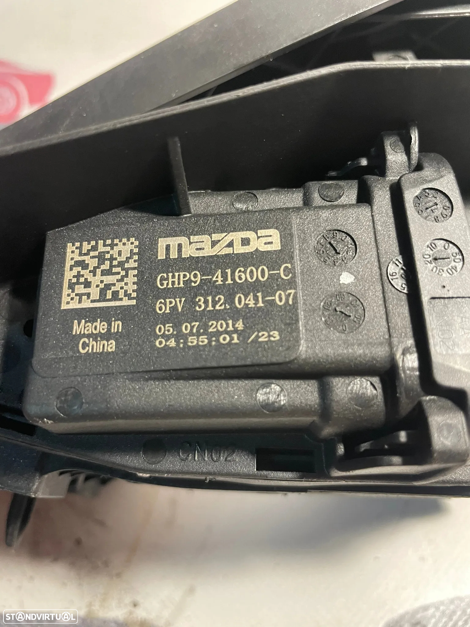 Pedal acelerador Mazda 6, MX 5, 2012-2022 GHP9-41600-C - 4