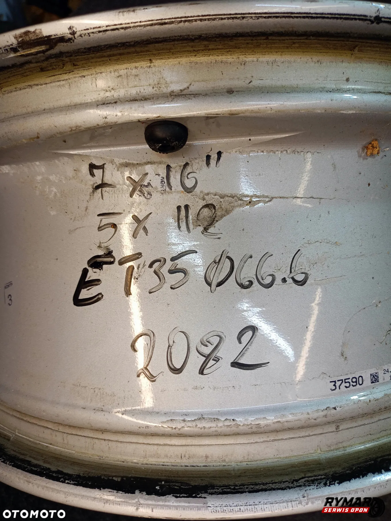 ŚLĄSK ALUFELGI Z KOŁPAKAMI 7X 16" 5X112 ET35 ORYGINAŁ AUDI OE KPL - 13