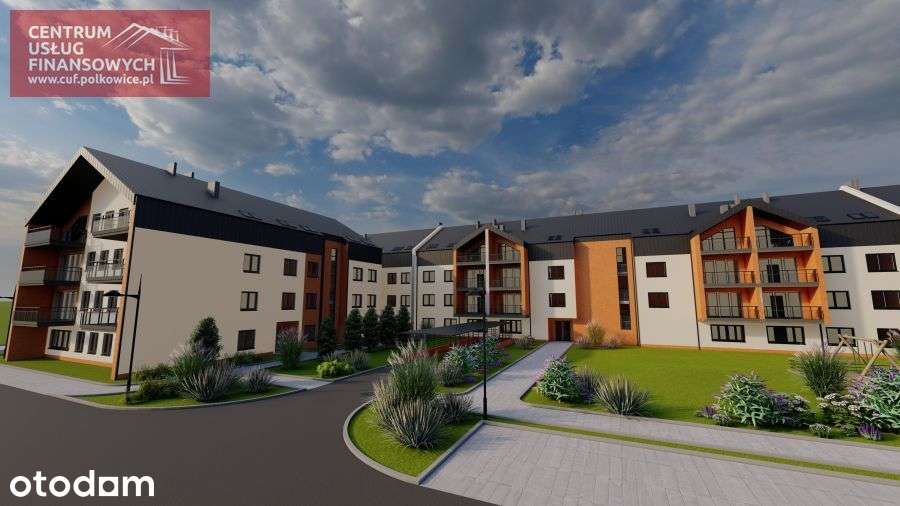 Deweloperskie 2-pok. -58,23 m2 - 2 piętro, Polkowi