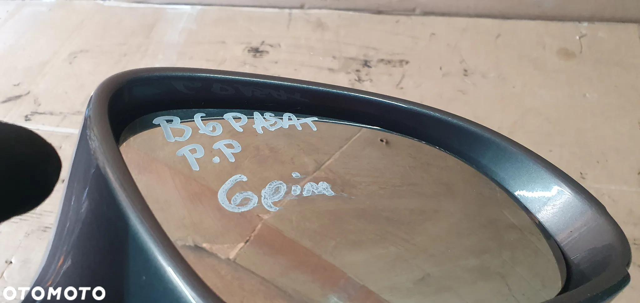 Lusterko prawe 6pin 6 pinów Europa VW Passat B6 LA7T - 9