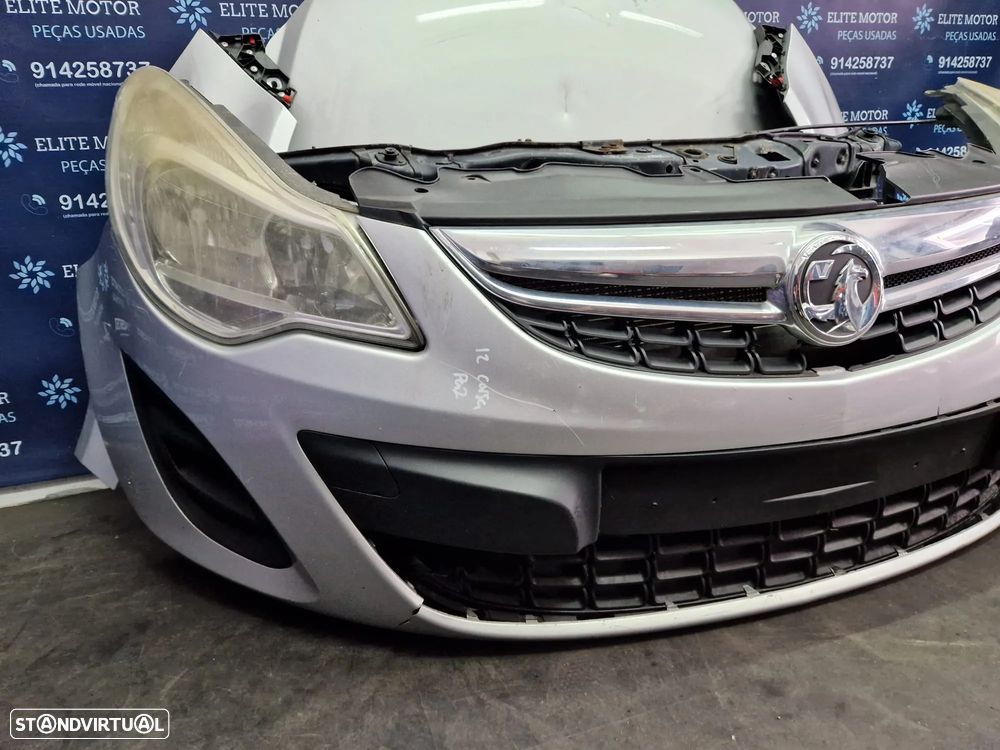 Frente completa usada OPEL CORSA D 2014 capot parachoques oticas guarda lamas radiador - 5