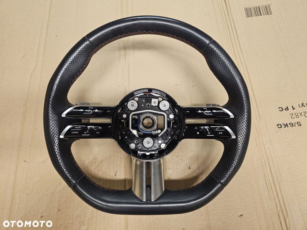kierownica mercedes cla 118 amg a0004603016 czerwona nitka - 1