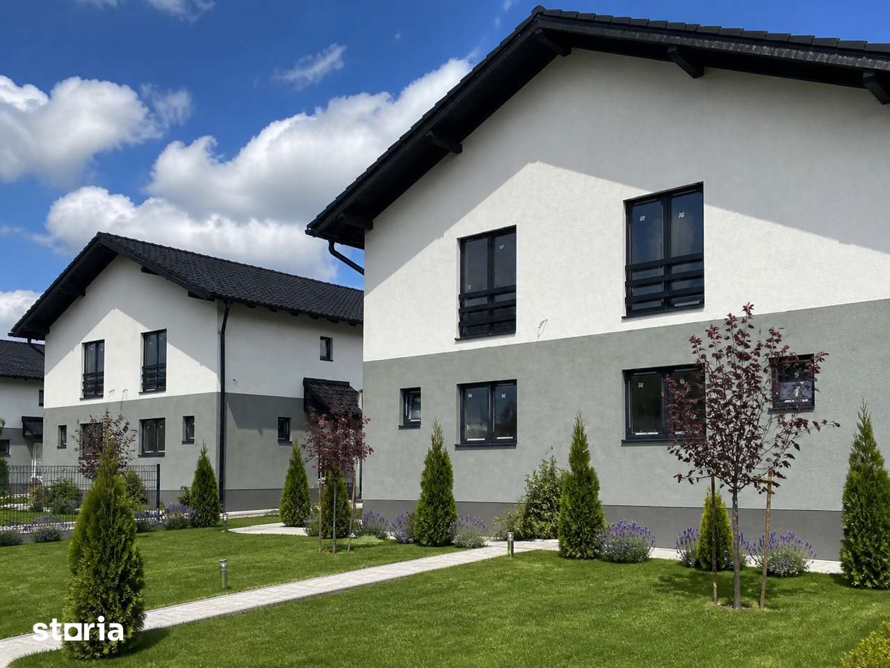 Casa noua tip duplex ,3 și 4 cam ,100 mp,teren 350 mp,LIVEZENI - Imagine principală: 3/11