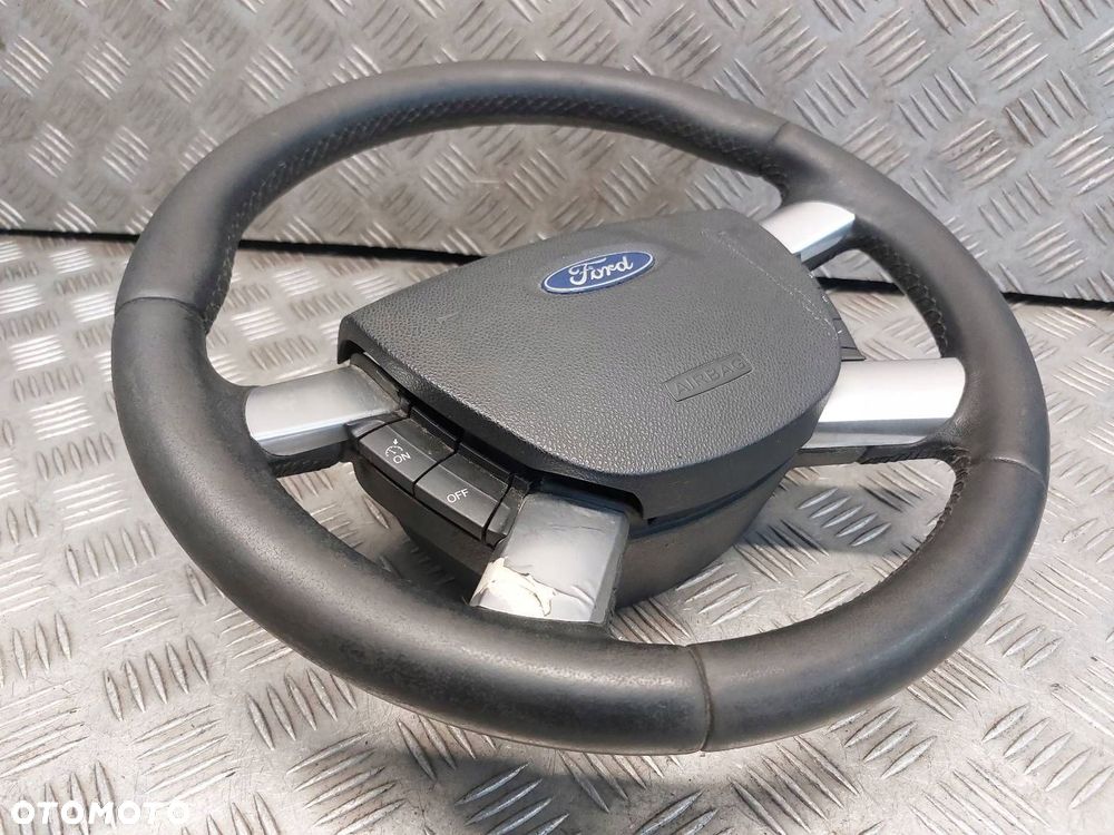 ZESTAW AIRBAG POSTRZAŁOWY FORD FOCUS MK2 KOKPIT KIEROWNICA PASY MANETKA - 8