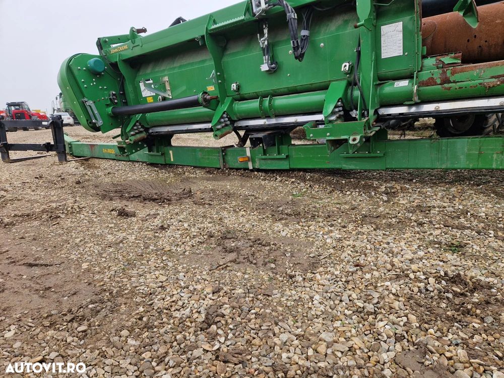 John Deere 630X HEADER PAIOASE si CARUCIOR TRANSPORT  ZURN SWW500-630X - 25