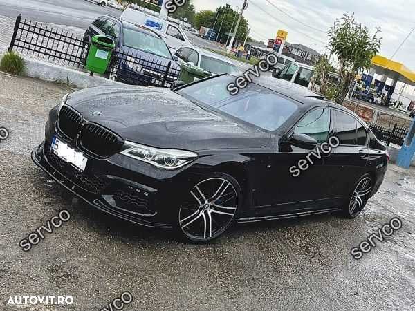 Prelungire lip bara fata Bmw Seria 7 G11 G12 M Pachet 2015-2018 Maxton - 15