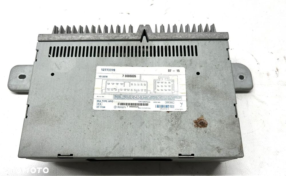 SAAB 93 9-3 WZMACNIACZ 07-11 12773378 moduł - 1