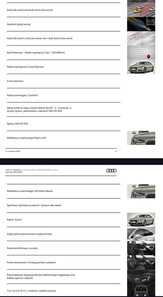 Audi A7 Sportback 2.0 TFSI Quattro S tronic - 24