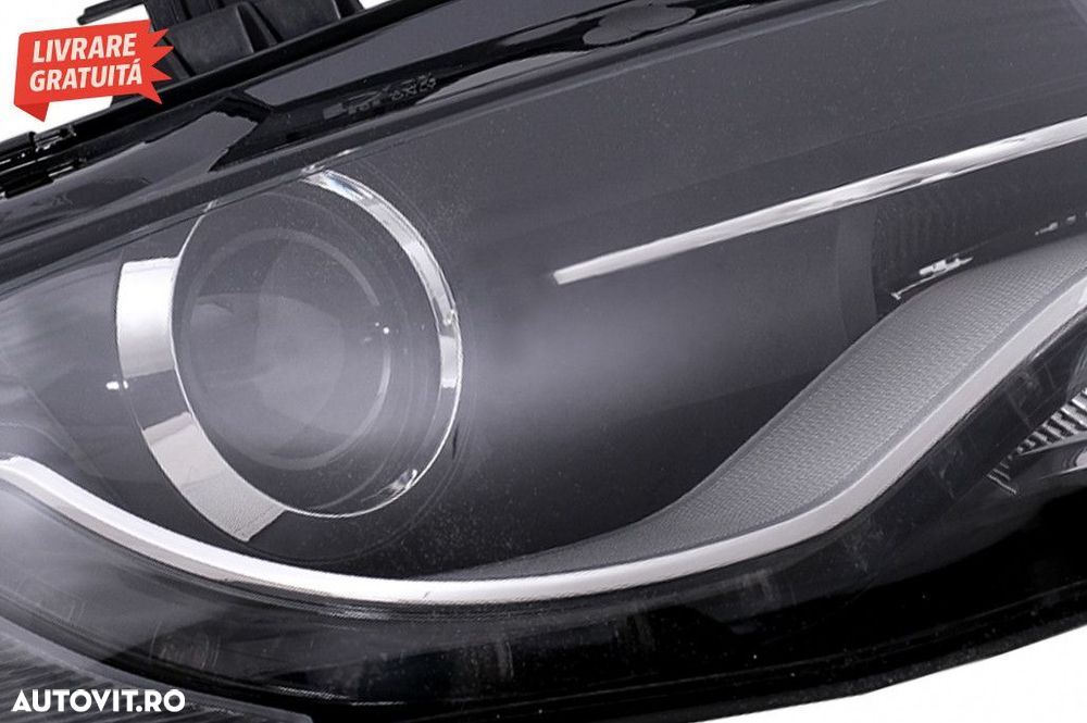 Faruri Cu Lumini de zi Integrate LED (DRL) Audi A4 B8 8K (2009-10.2011 - 3