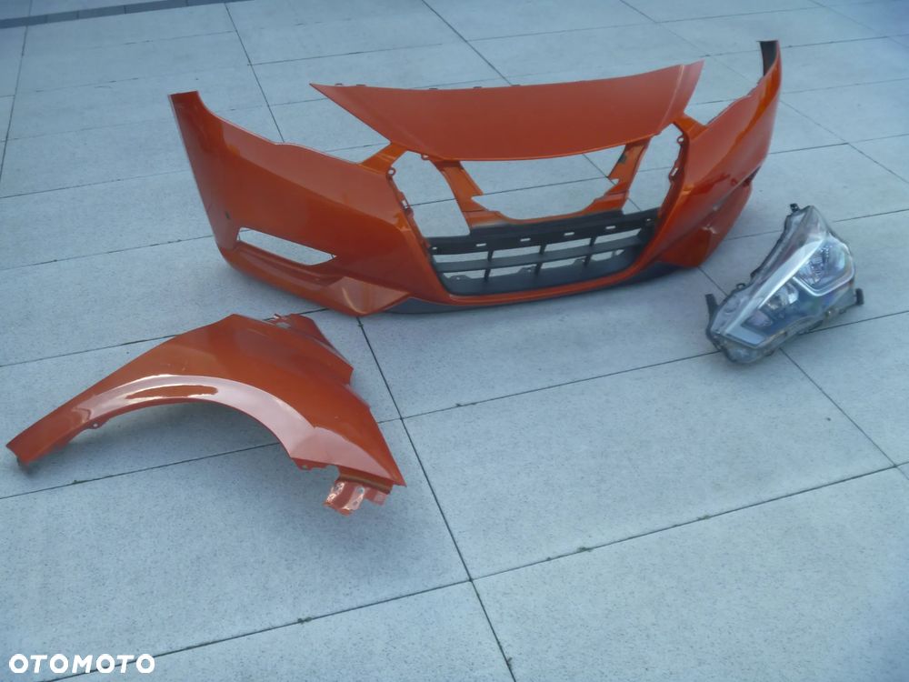 NISSAN MICRA K14 LIFT ZDERZAK PRZEDNI ORYGINAŁ ŁADNY - 13