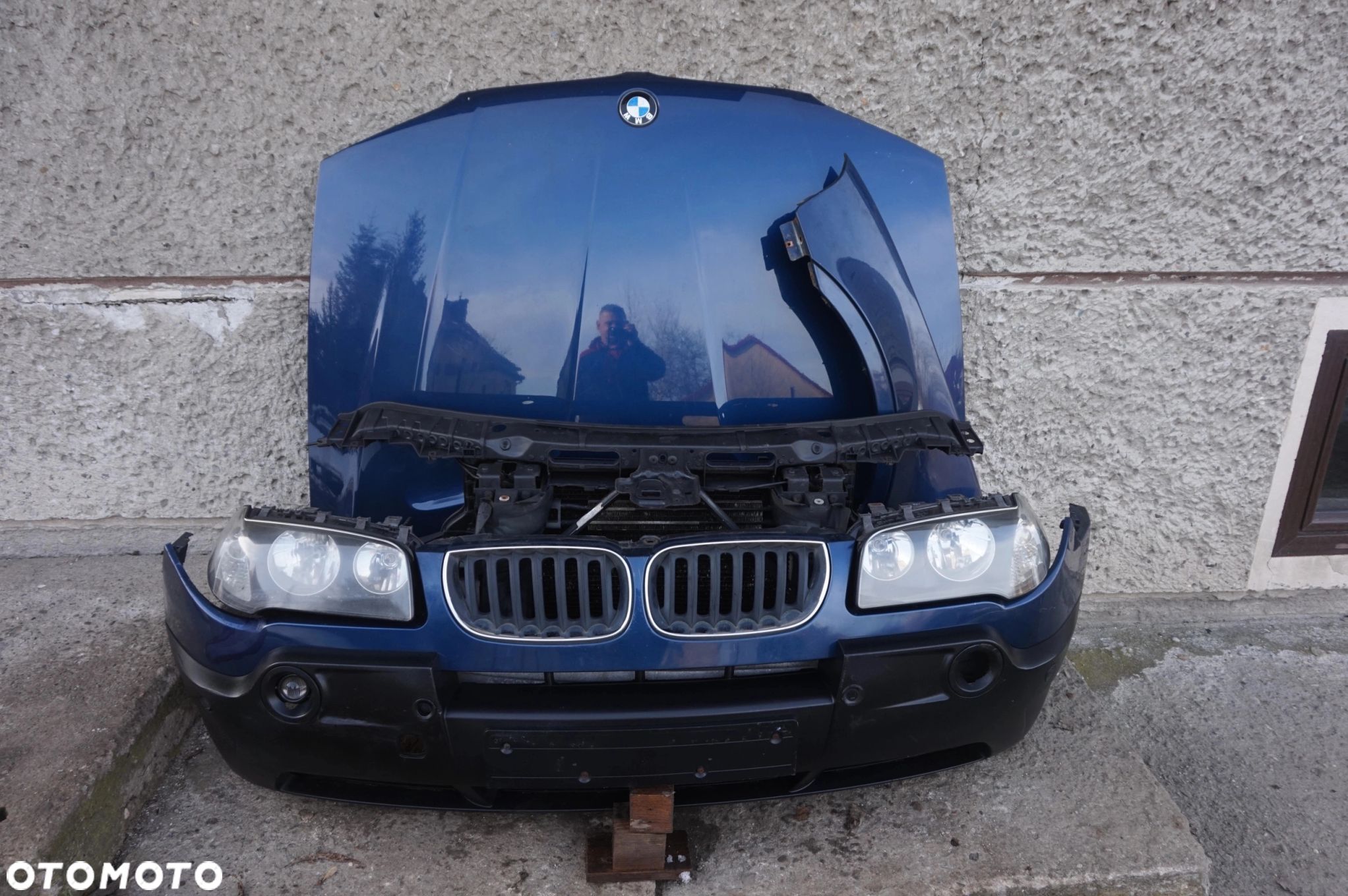 ZDERZAK MASKA BŁOTNIK KOMPLETNY PRZÓD BMW X3 E83 - 1