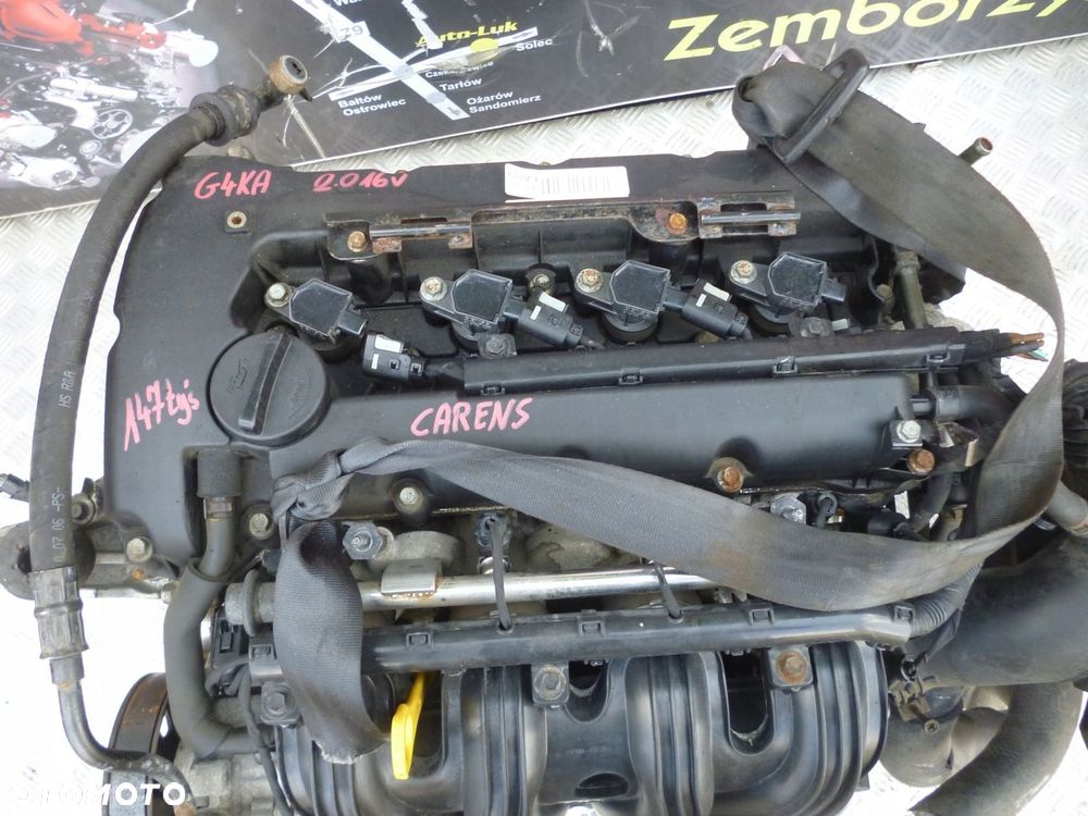 SILNIK KIA CARENS 2.0 16V G4KA 147 TYS - 2