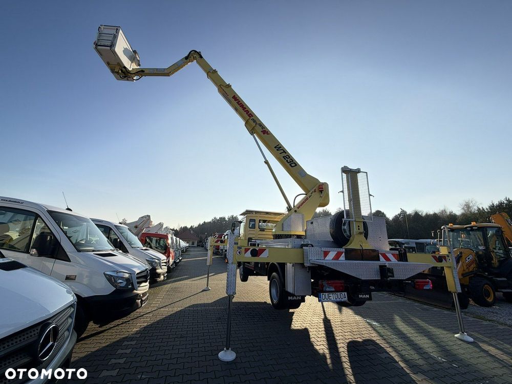 MAN TGL 8.210 Zwyżka WUMAG WT 230 23m w bok 18m podnośnik - 19