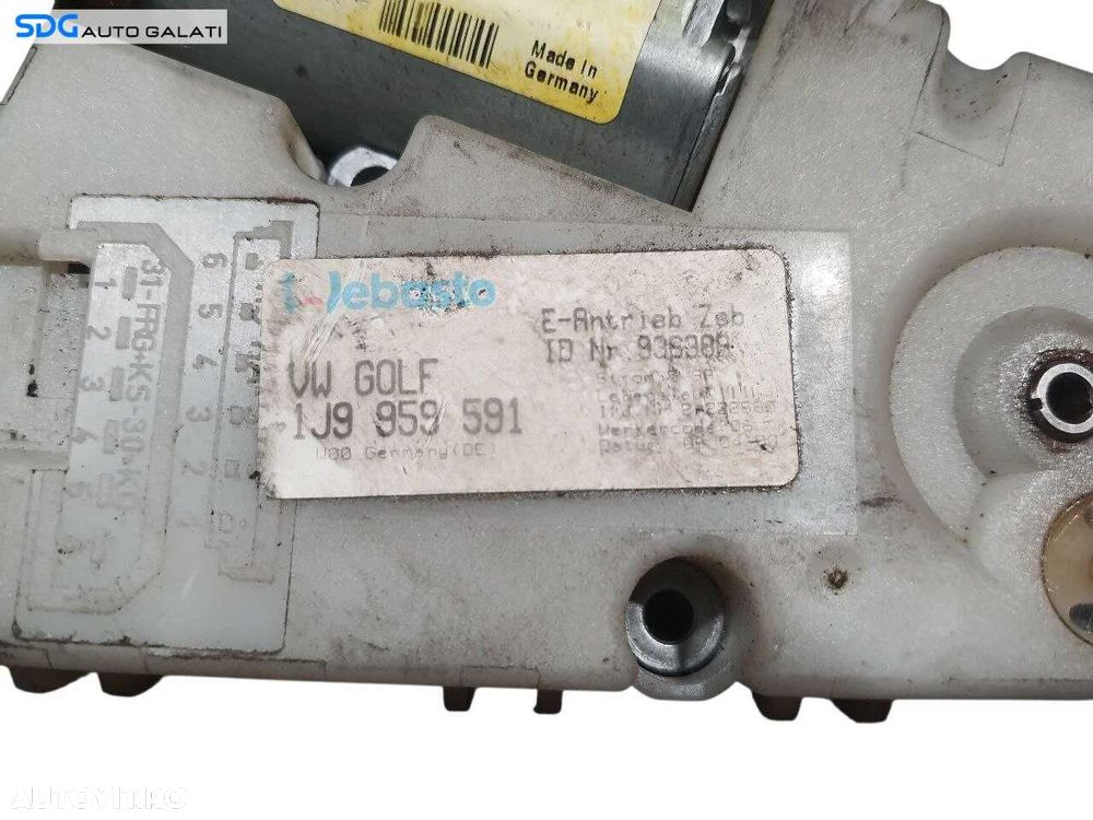Motor Motoras Actionare Trapa Volkswagen Golf 4 1998 - 2006 Cod 1J9959591 [N3307] - 6