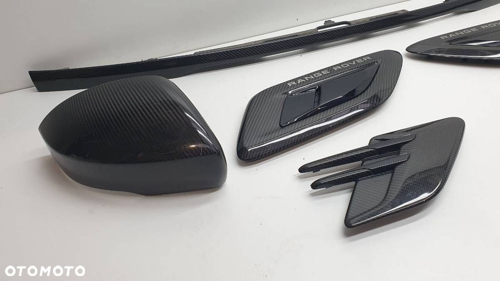 LISTWA KRATKA WLOT LUSTERKO CARBON SET KOMPLET RANGE ROVER SPORT II L494 - 2