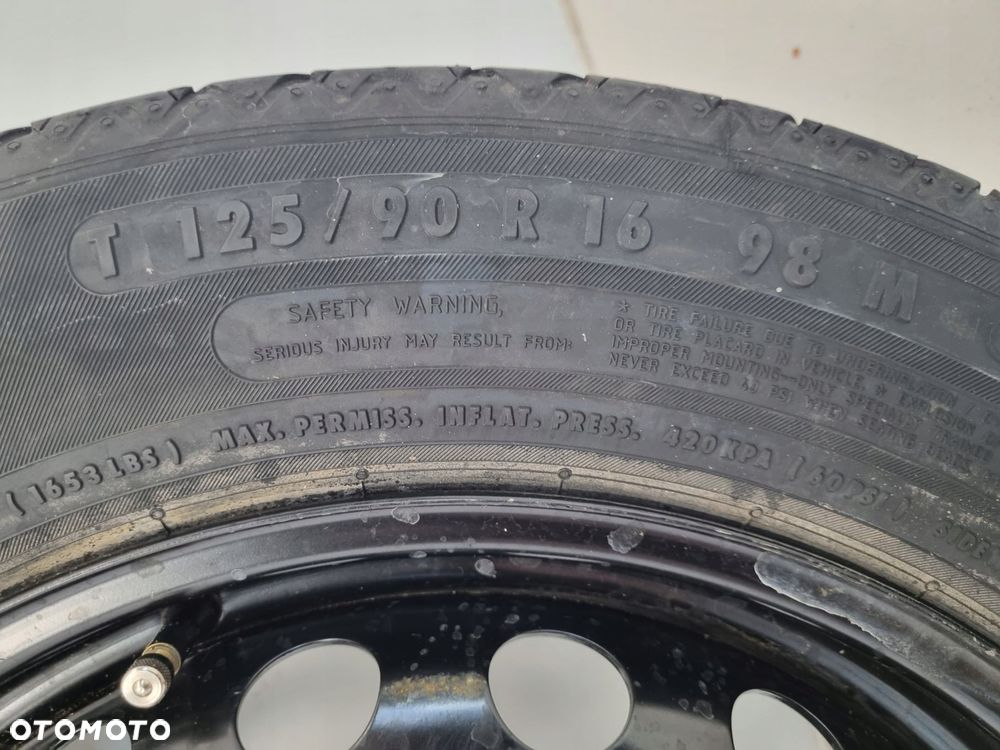 KOŁO DOJAZDOWE Mercedes W204 125/90 R16 5x112 2044000302 dojazdówka - 12