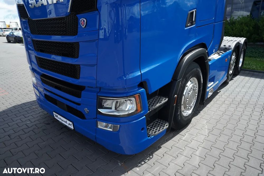 Scania S 580 / V8 / 6x2 / PUSHER / RETARDER / I-PARK COOL / FULL AIRMATIC / JANTE ALIAJ / EURO 6 / - 12