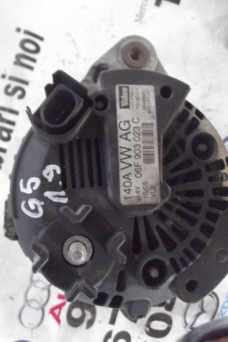 Alternator VW 1.9 2.0 Golf 5 Seat Skoda Audi Touran Passat B6 A3 Octa - 1