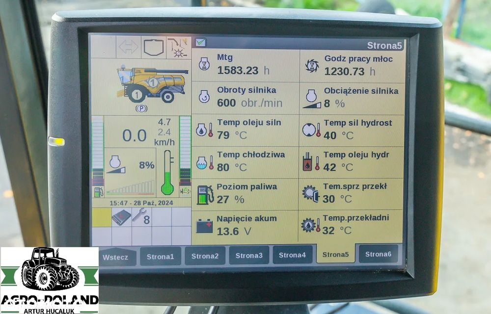 New Holland CX 8.90 - 1230/1583 h + GPS-AUTOPILOT + VARIO 7,62 M - 2018 ROK - 7