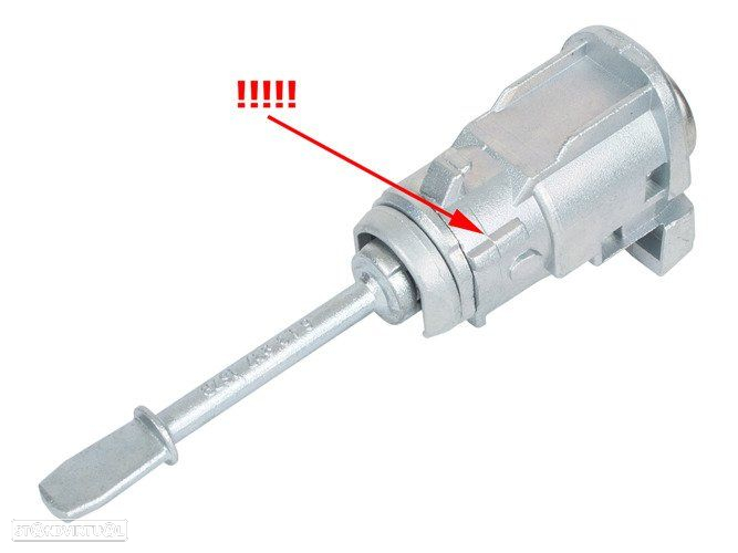 Canhão com chave da porta do lado esquerdo Seat Ibiza 6L NOVO - 2