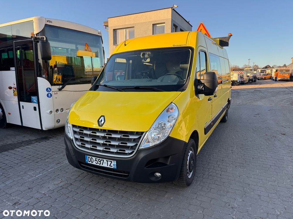 Renault Master 2xDrzwi Przesuwne 2014r. L3H2 Maxi Klima I wł. Tablica LED Roboty Drogowe Koguty - 2