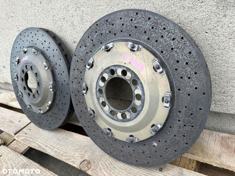 TARCZ TARCZE HAMULCOWE TYL TYLNE FERRARI ITALIA 458 CERAMICZNE XB01811 ORG - 3