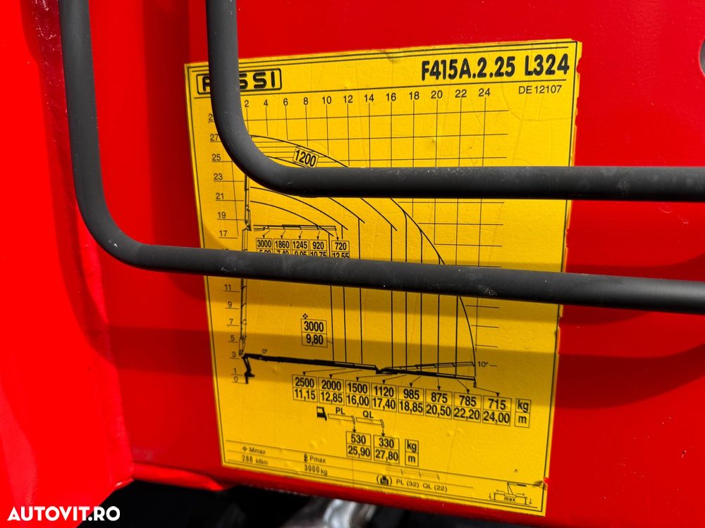 DAF CF 410, Macara Fassi 13.5 tone, an 2019, 17000 km, 260 ore de lucru - 14