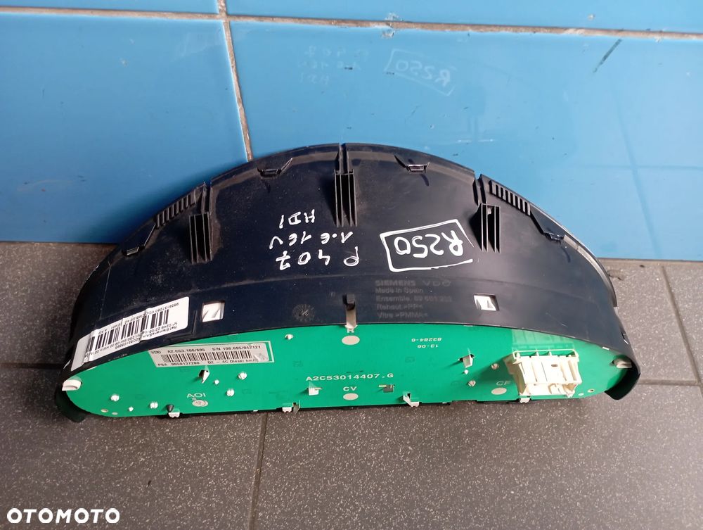 Licznik zegary Peugeot 407 9658137280 - 3