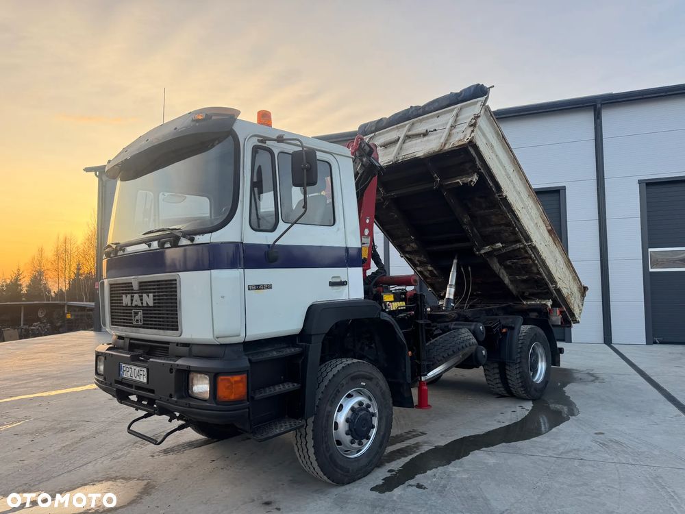 MAN 19.420 4x4 Wywrotka 3x Meiller Oryginał HDS Palfinger - 15