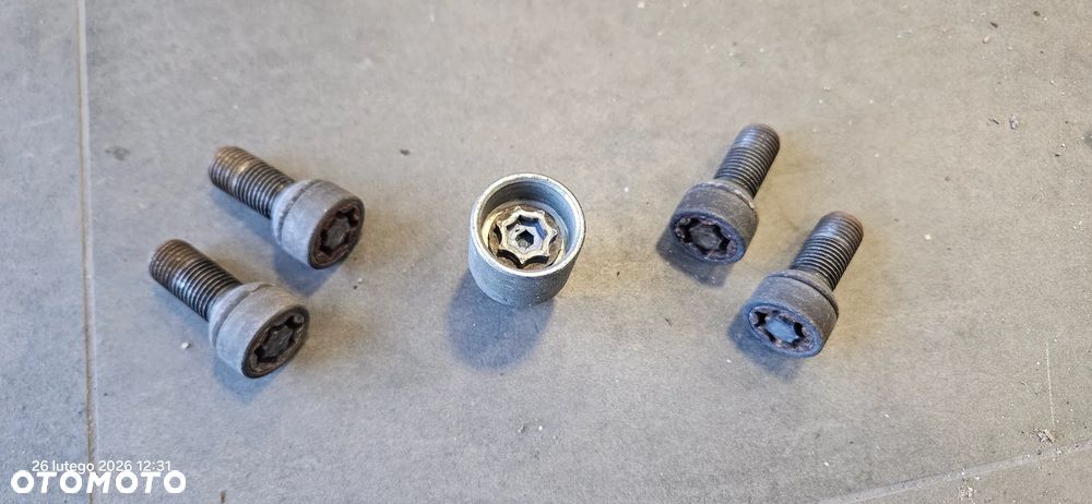 Śruby antykradzieżowe zabezpieczające Audi A6 C6 2006r - 1