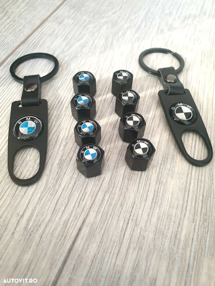 Capacele-Valva-Ventil+Breloc-Piele-Bmw-E60-E90-E46-F10-F30-520-320-D - 1