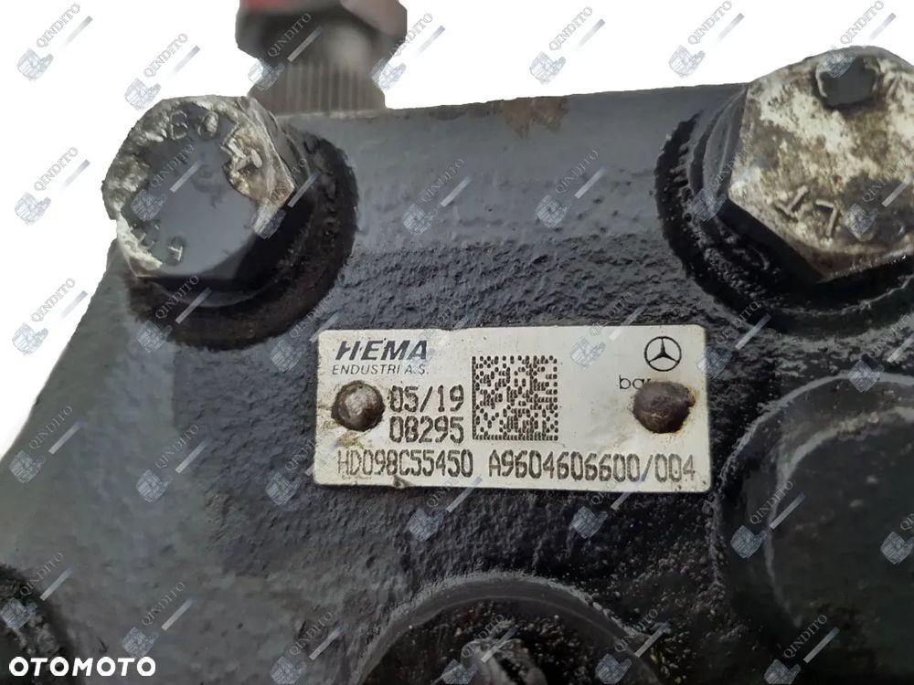 PRZEKŁADNIA KIEROWNICZA MERCEDES ACTROS MP4 EURO 6 22,5 HEMA  D01409 A9604606600 - 4